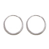Silver Plated Geometric Round Earrings for Women