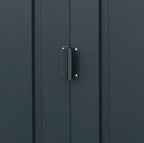 Duramax ECO Metal Garden Shed - 10 x 8 ft (7.80 m2), Galvanized Steel, Anthracite