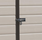 Keter Manor Apex Garden Shed - 6 x 5 ft, Double Door, Beige