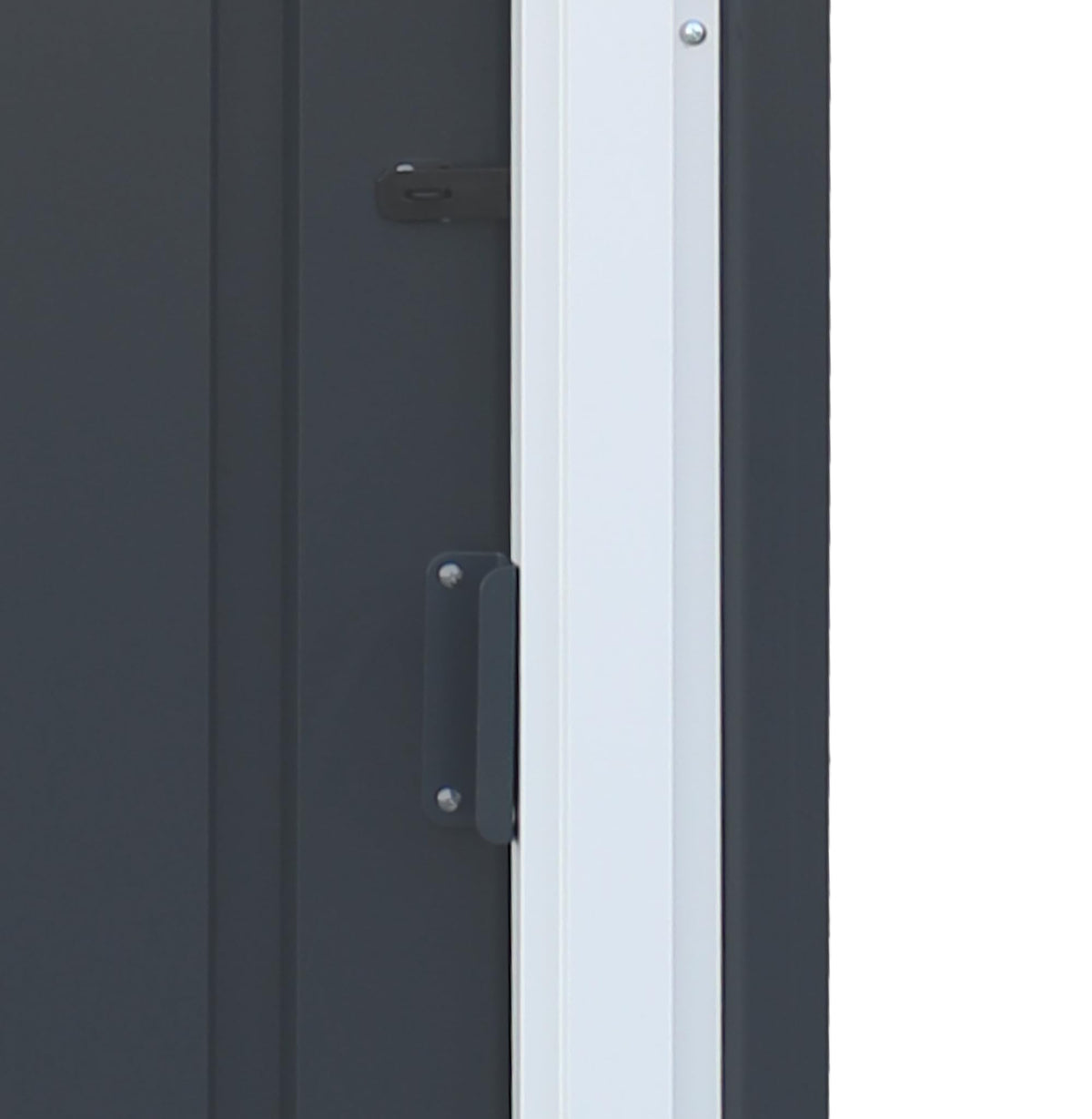 Duramax ECO Metal Garden Shed - 10 x 8 ft (7.80 m2), Galvanized Steel, Anthracite
