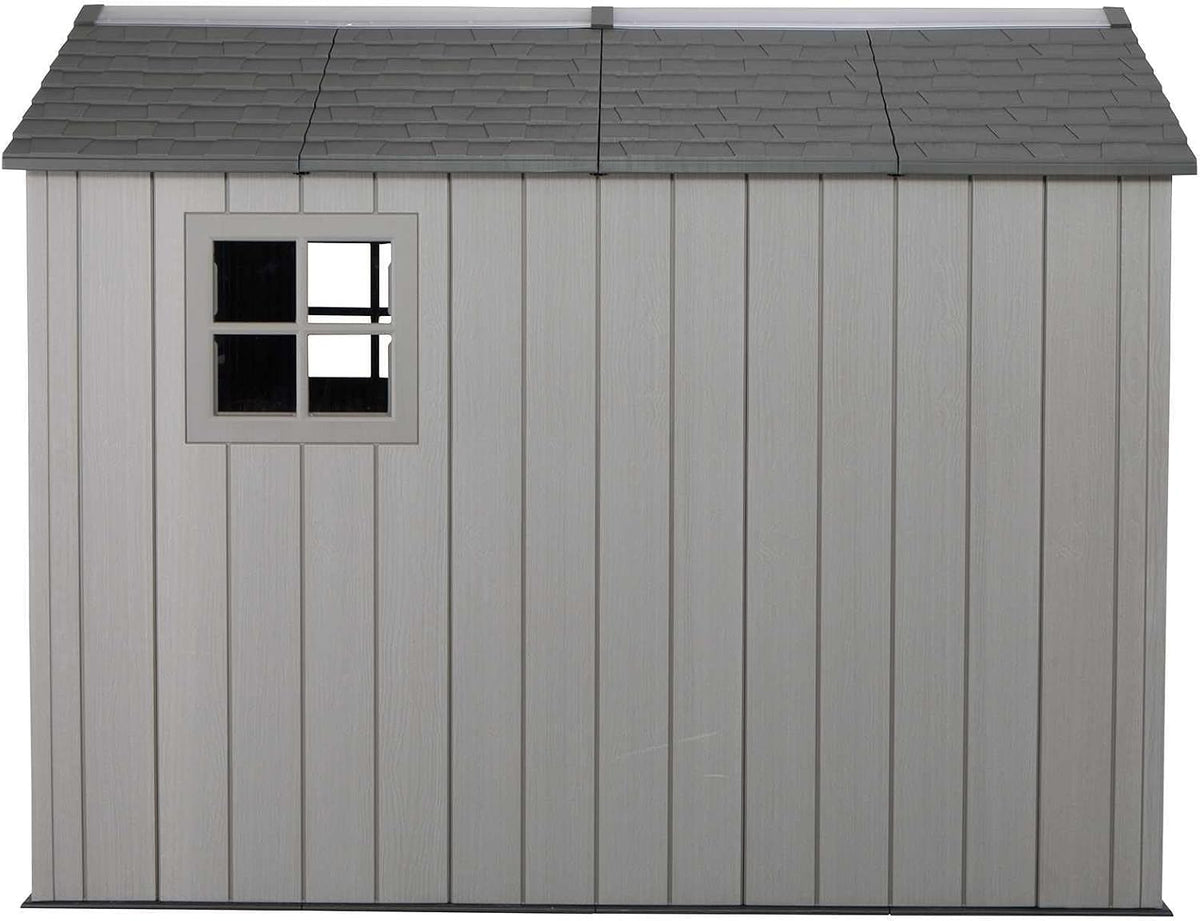 Lifetime 60310 Garden Storage Shed - 7 x 9.5 ft (213 x 289cm), HDPE, Tan