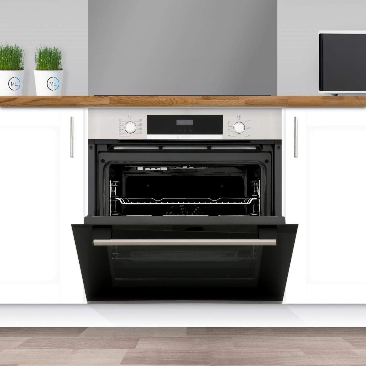 Bosch Series 2 Built-In Single Oven - HHF113BR0B, Stainless Steel