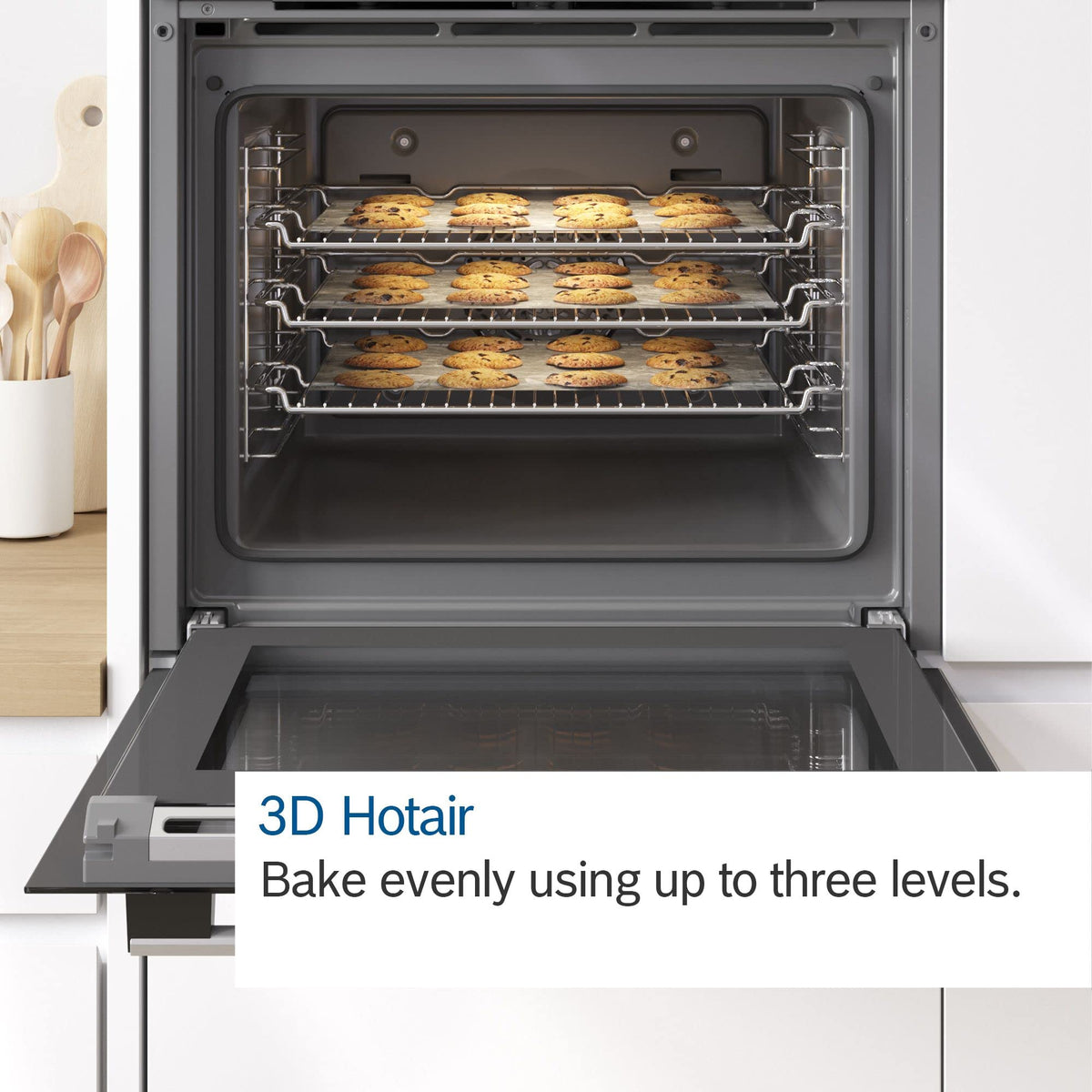 Bosch Series 2 Built-In Single Oven - HHF113BR0B, Stainless Steel