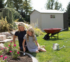 Lifetime 60310 Garden Storage Shed - 7 x 9.5 ft (213 x 289cm), HDPE, Tan