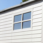 Lifetime 60310 Garden Storage Shed - 7 x 9.5 ft (213 x 289cm), HDPE, Tan