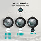Hisense 3S Series Washer Dryer - 8kg/5kg, 1400 RPM, WiFi Connected, Black