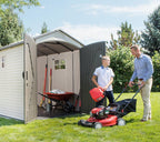 Lifetime 60310 Garden Storage Shed - 7 x 9.5 ft (213 x 289cm), HDPE, Tan
