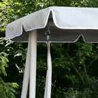 Garden Store Direct Somerset Swing Chair, 3-Seater - Hammock Bench, Grey