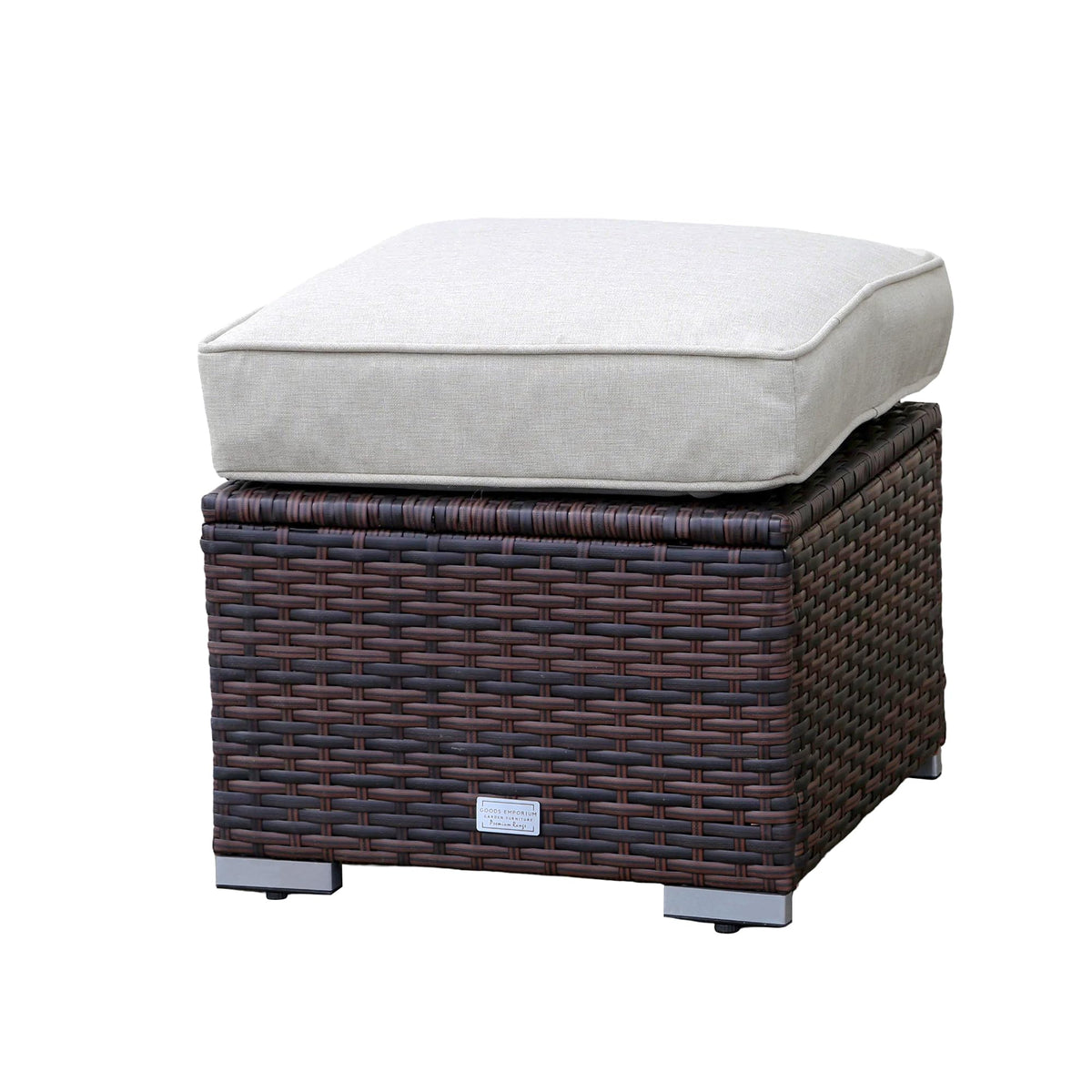 Goods Emporium Rattan Garden Furniture Set, 9-Seater - Rising Table, Left/Right Hand Configurable, Dark Grey