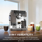 Ninja Luxe Premier Coffee Machine - 3-in-1 Espresso/Cold Brew/Filter, Black