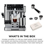 Ninja Luxe Premier Coffee Machine - 3-in-1 Espresso/Cold Brew/Filter, Black