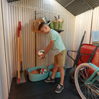 Lifetime 60310 Garden Storage Shed - 7 x 9.5 ft (213 x 289cm), HDPE, Tan