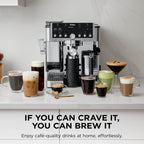 Ninja Luxe Premier Coffee Machine - 3-in-1 Espresso/Cold Brew/Filter, Black