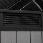 Keter Grande Store Garden Shed, Double Door - Duotech, Grey