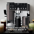 Ninja Luxe Premier Coffee Machine - 3-in-1 Espresso/Cold Brew/Filter, Black
