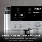 Ninja Luxe Premier Coffee Machine - 3-in-1 Espresso/Cold Brew/Filter, Black