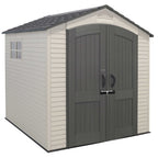 Lifetime 60310 Garden Storage Shed - 7 x 9.5 ft (213 x 289cm), HDPE, Tan