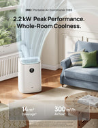 DREO 7500 BTU Portable Air Conditioner, 3-in-1 Cool/Fan/Dry Quiet AC Unit for Bedroom