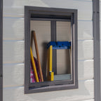 Keter Manor Pent Garden Shed, Single Door - 6 x 4 ft, Beige