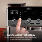 Ninja Luxe Premier Coffee Machine - 3-in-1 Espresso/Cold Brew/Filter, Black