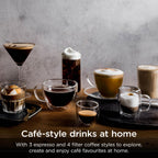 Ninja Luxe Premier Coffee Machine - 3-in-1 Espresso/Cold Brew/Filter, Black