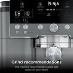 Ninja Luxe Premier Coffee Machine - 3-in-1 Espresso/Cold Brew/Filter, Black