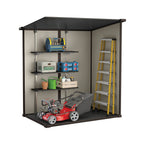 Keter Manor Pent Garden Shed, Single Door - 6 x 4 ft, Beige