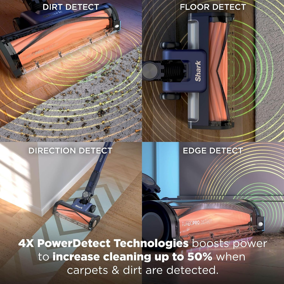 Shark PowerDetect Pet Pro Cordless Vacuum - Auto-Empty, IA3241UKT