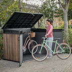 Keter Signature Horizontal Storage Shed - 2020L, Rosewood
