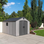 Lifetime 60310 Garden Storage Shed - 7 x 9.5 ft (213 x 289cm), HDPE, Tan
