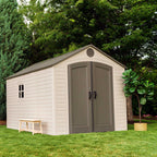 Lifetime 60310 Garden Storage Shed - 7 x 9.5 ft (213 x 289cm), HDPE, Tan