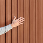 Keter Darwin Apex Garden Shed, Double Door - 6 x 4 ft, Brown