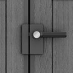 Keter Darwin Apex Garden Shed, Single Door - 6 x 4 ft, Grey