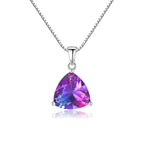 925 silver pendant necklace for women box chain design