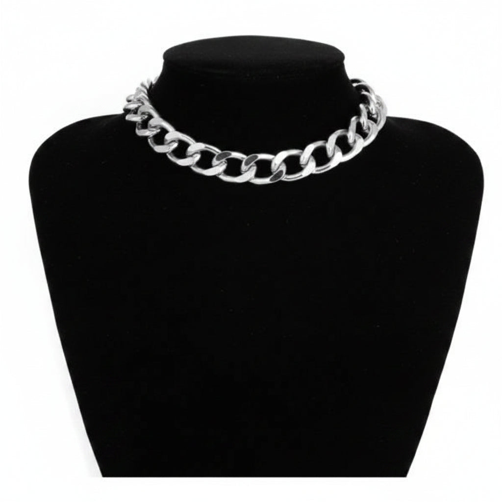 Stylish pearl necklace for women geometric gold silver
