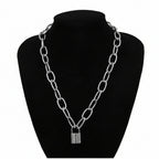 Fashion pearl pendant necklace for women geometric style