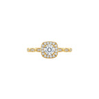 Women resizable ring with mermaid and butterfly design